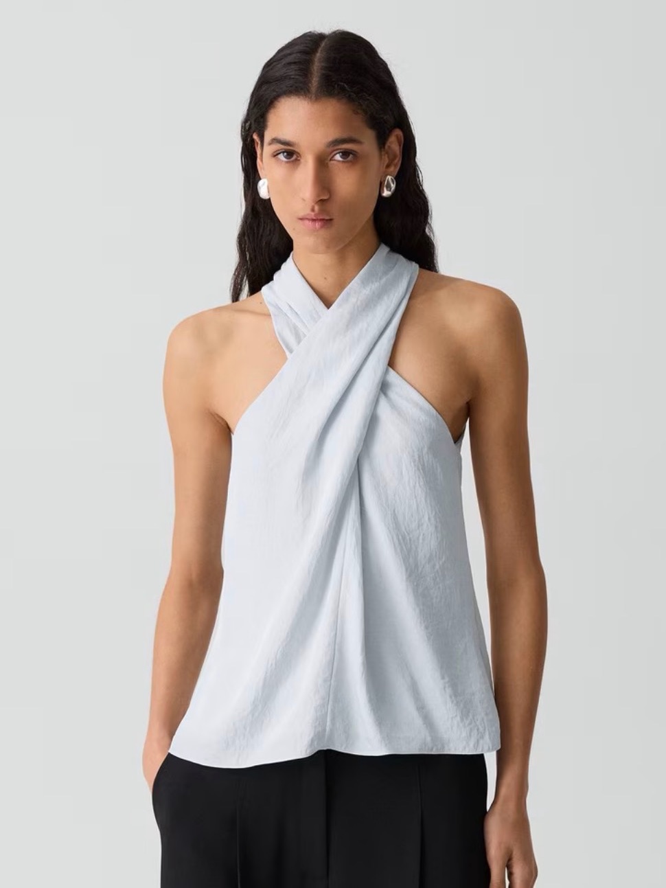 Theory Twisted Halter Top